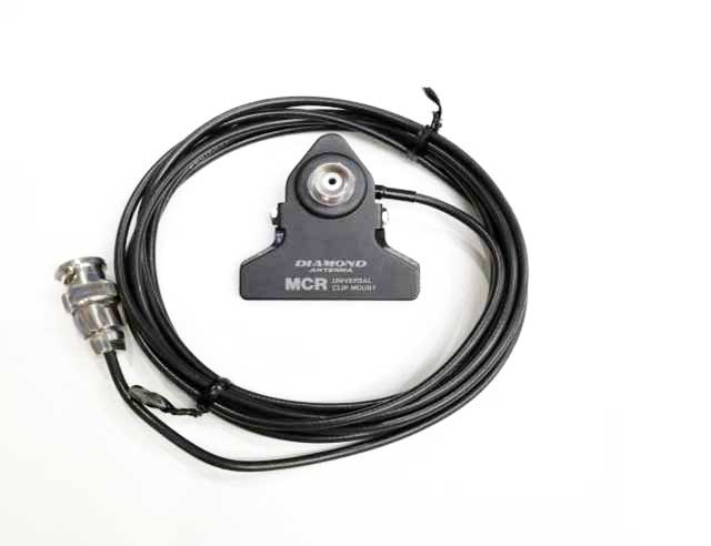 Raamclip montagebevestiging BNC 2.5mtr coax Zwart