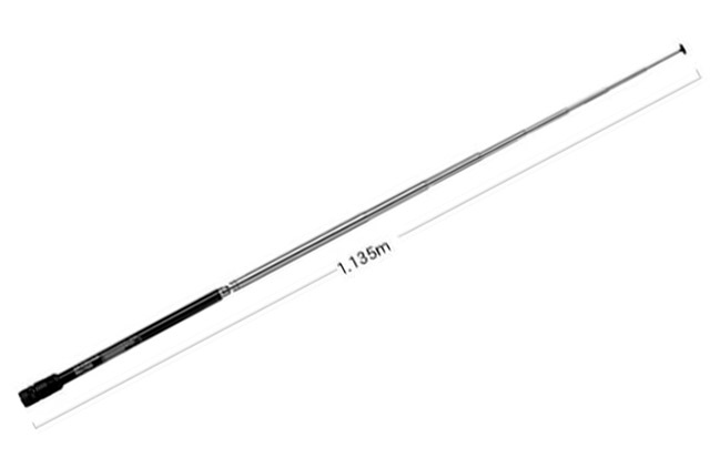 Telescopic Antenna 70-1000 MHz with BNC Connector hinge 10W