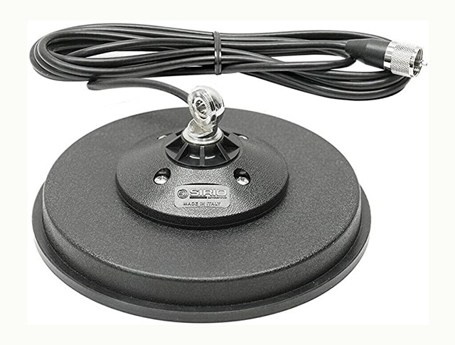 Magneetvoet ø145mm DV aansluiting met 3,6mtr kabel