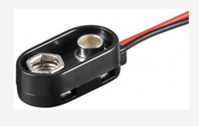 Battery clip for 9V battery IHQ version