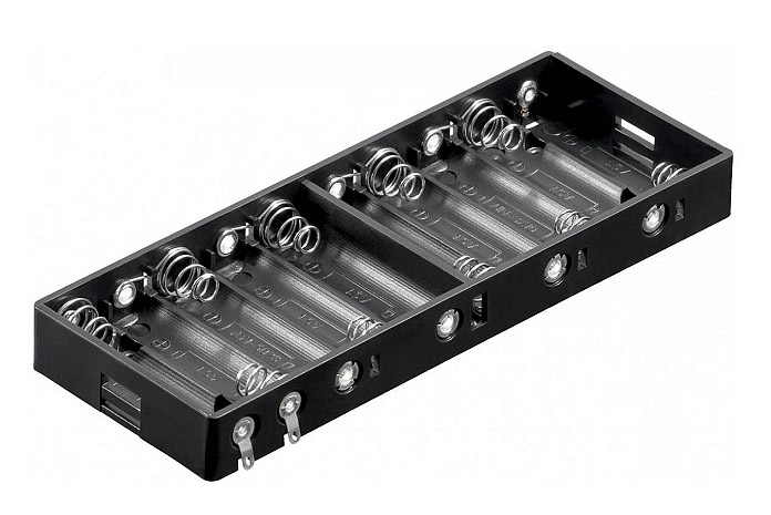 Battery Holder 10x penlight (AA) solder (10x1)