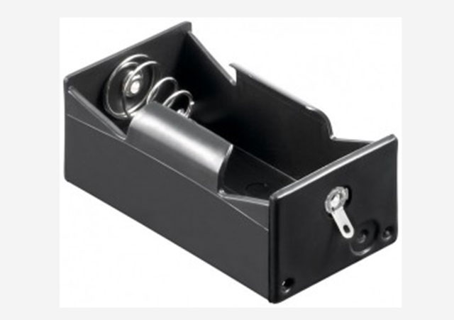 Battery Holder 1x Monocel (D) solder