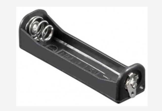 Battery Holder 1x Microcel (AAA) solder - RoHS