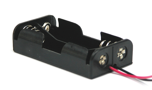 Batterijhouder 2x Penlight (AA) met 15cm kabel