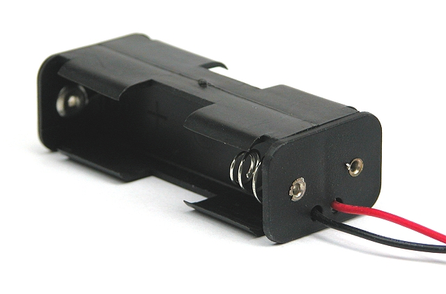 Battery holder 2x Penlight (AA) with 15cm cable