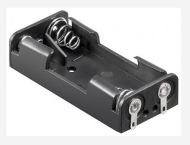 Battery holder 2x Penlight (AA) solder connections