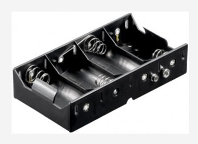 Battery Holder 4x Monocel (D) snaps (2x2)