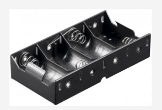 Battery Holder 4x Babycel (C) solder (4x1)