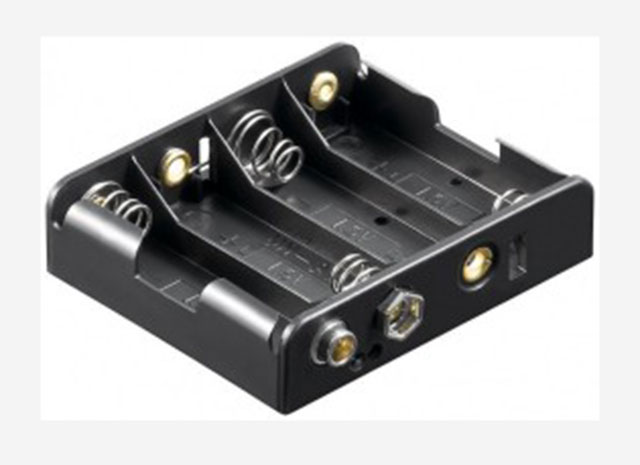 Battery Holder 4x penlight (AA) snaps (1x4)