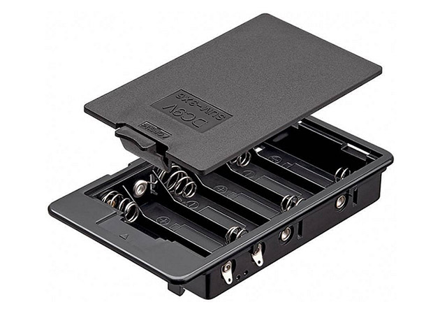 Battery Holder 6x penlight (AA) snaps (2x3