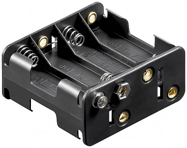 Battery Holder 8x penlight (AA) snaps (2x4)
