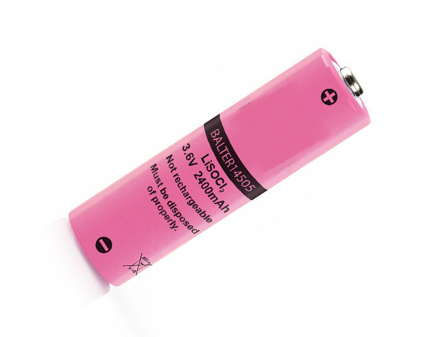 Lithium batterij 3.6V 2400mA ø14.3 x 50.2mm SL760
