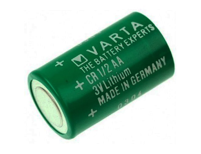 Lithium batterij 3V 950mA ø14.5 x 25mm (CR 1/2 AA)