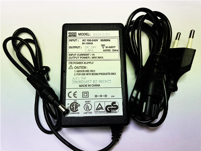 Power adapter 220Vac, 24VDc 1.4Amp