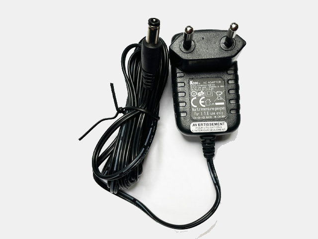 Mains adapter 220Vac, 5V 1Amp with 5.5x2.5mm plug