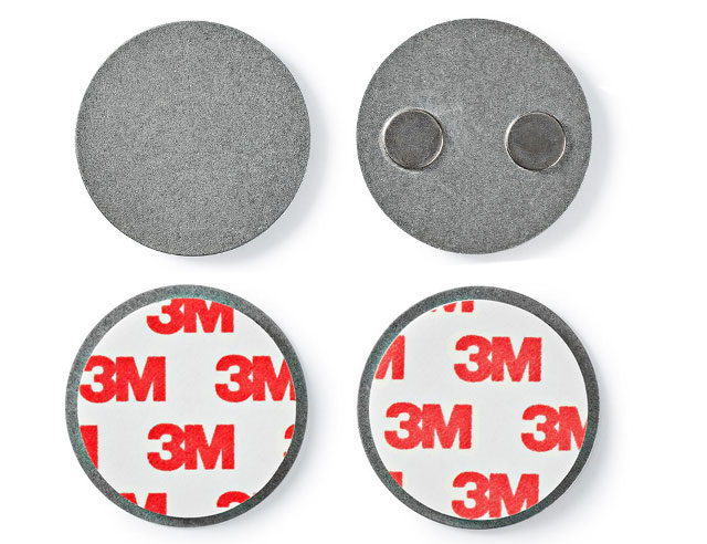 Self-adhesive mounting plates for smoke detectors ø39.4mm