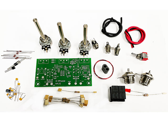 QRM Eliminator 2Mhz-50Mhz. Incl. onderdelen en print