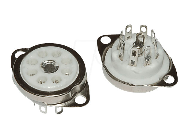8 pin tube socket Rimlock Draht / Chassis part