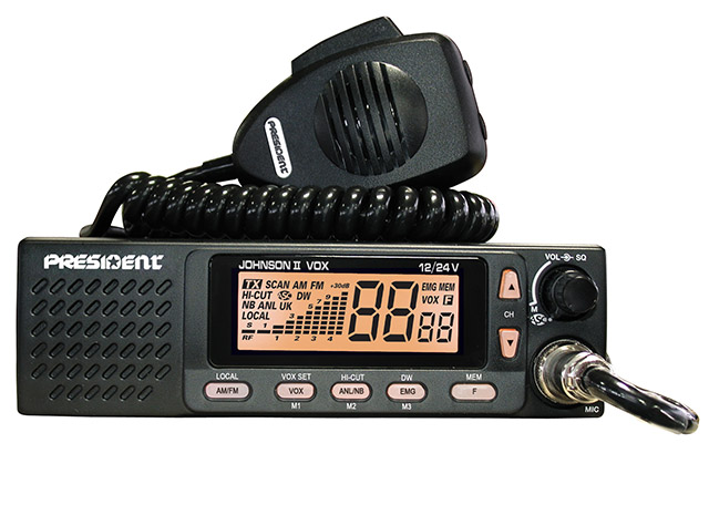 President Johnson CB transceiver 40 Multi Channels FM/AM  