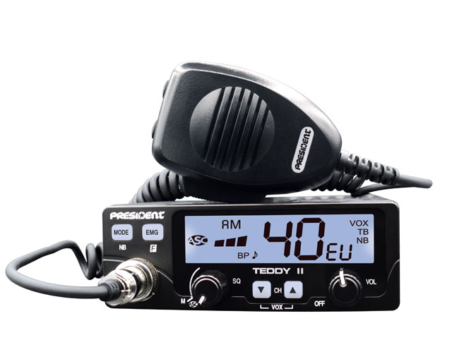 President Teddy CB transceiver 40 Multi Channels FM/AM ASC  