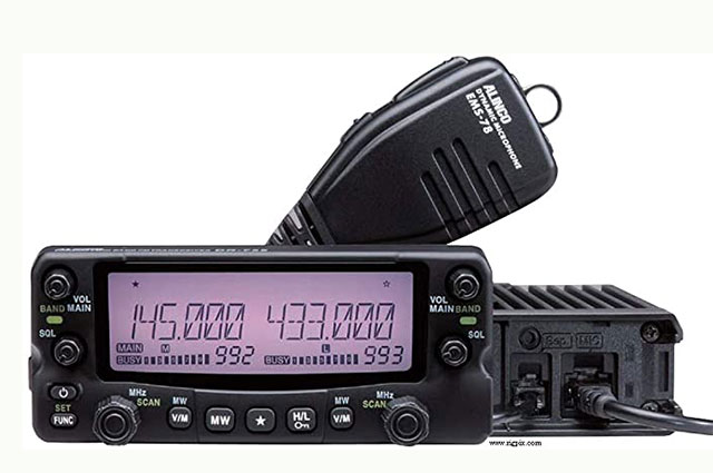 2 mtr-70 cm VHF-UHF Dualband mobile set