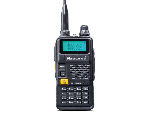 Dual band UHF-VHF 144-430 Mhz handheld transceiver