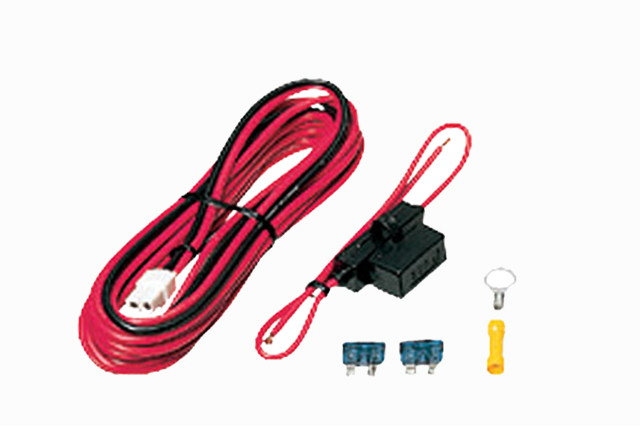 Power cord 1m for chassis mounting and 6m for battery