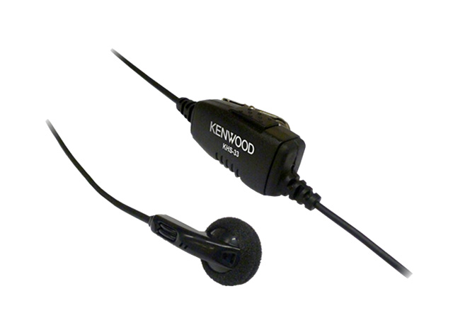 Oortelefoon met PTT voor PKT-23 (enkele Jack plug)
