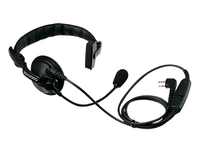 Enkelzijdige headset met boommike met PTT. TK-3301