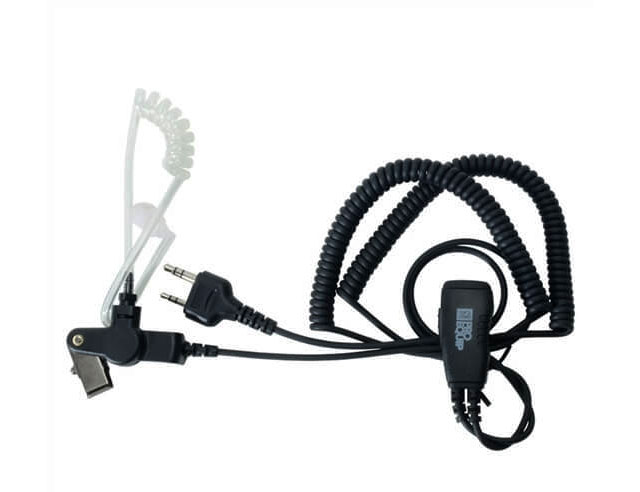 ProEquip Clip microfoon met luchtslang oortelefoon Alinco/Icom R