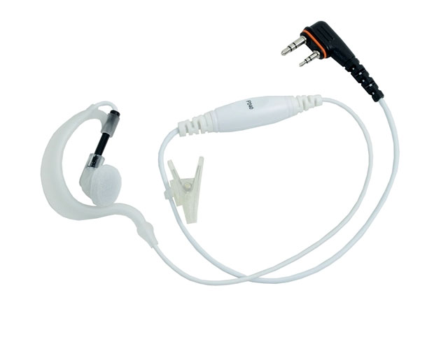 Oorspeaker C-shell wit - 80 cm kabel - Geschikt voor IP-100H
