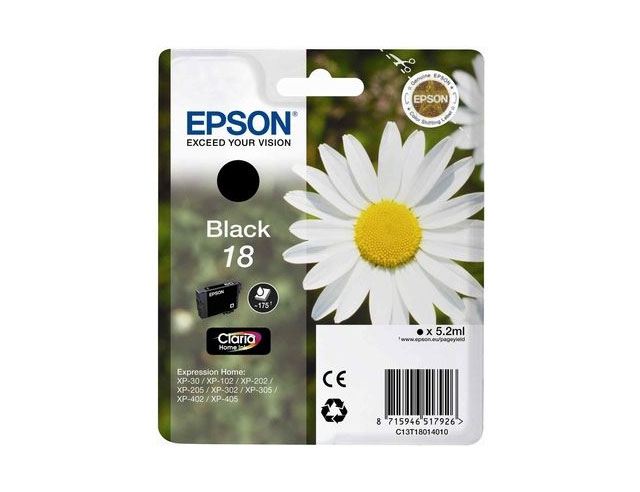 Epson 18 (T1801) ink cartridge black (original)