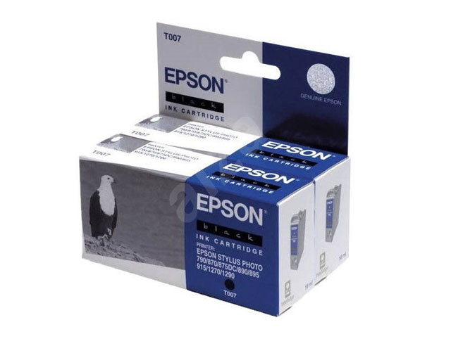 Epson C13T00740110 inktcartridge zwart origineel  16 ml.