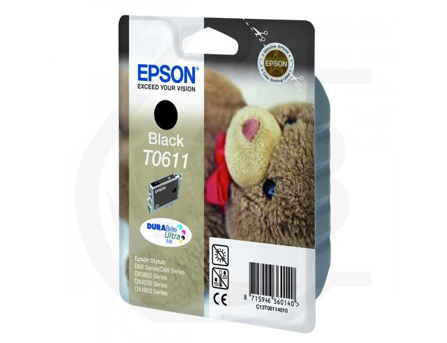 Epson C13T06114010 Org. Zwart D68/D88/DX3850/4850