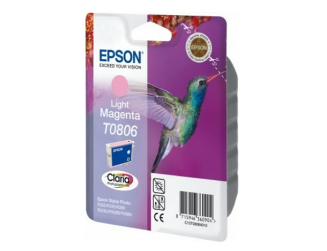 Epson C13T08064011 Org. Licht magenta  ± 685 pagina's,  7,4ml.