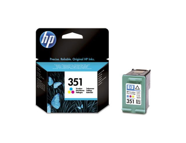 HP CB337EE ink cartridge tri-color. no351
