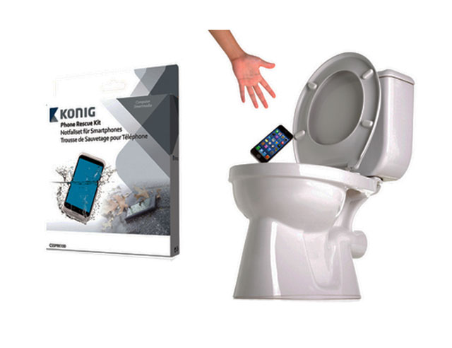 Rescue for the removal of water from phones etc