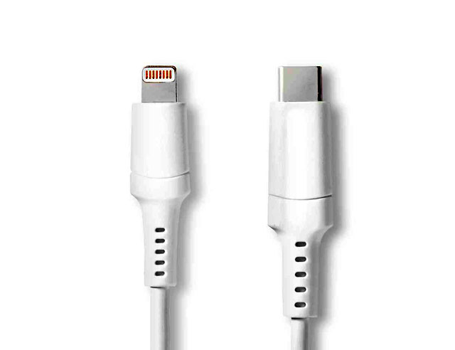 USB-C cable for syncing and charging your I-phone