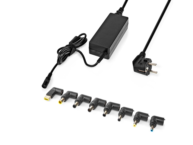 Universal notebook adapter with USB in 100-240V out 15-24V 90W
