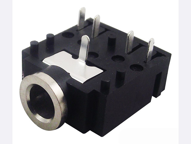 Jack chassisdeel 3,5 mm stereo print haaks