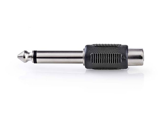 6.35mm mono steker - tulp kontra steker