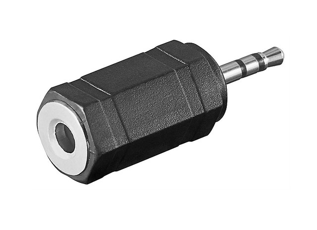 Male 3,5mm stereo jack - female 3,5mm mono jack