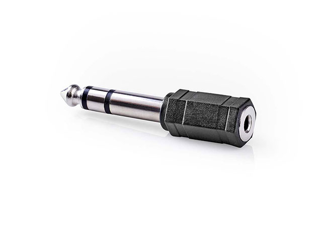 6.35mm stereo steker - 3.5mm stereo kontra