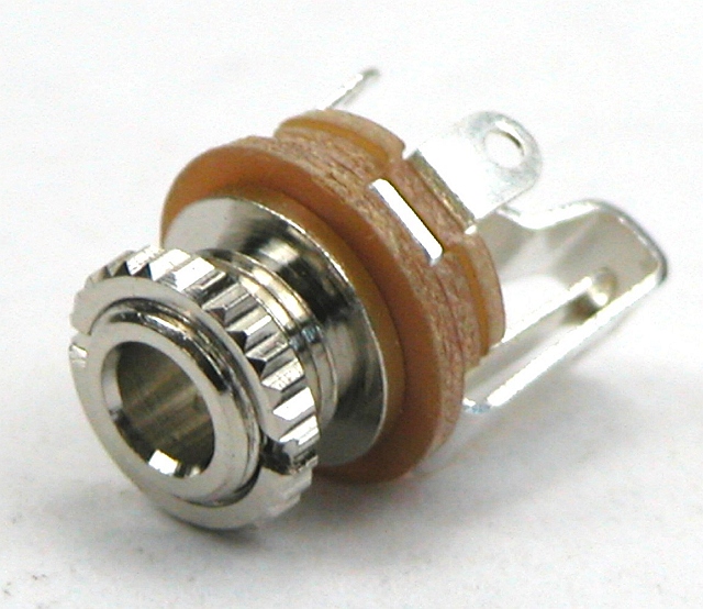 3.5 mm mono jack socket panel mount - Lumberg - RoHS