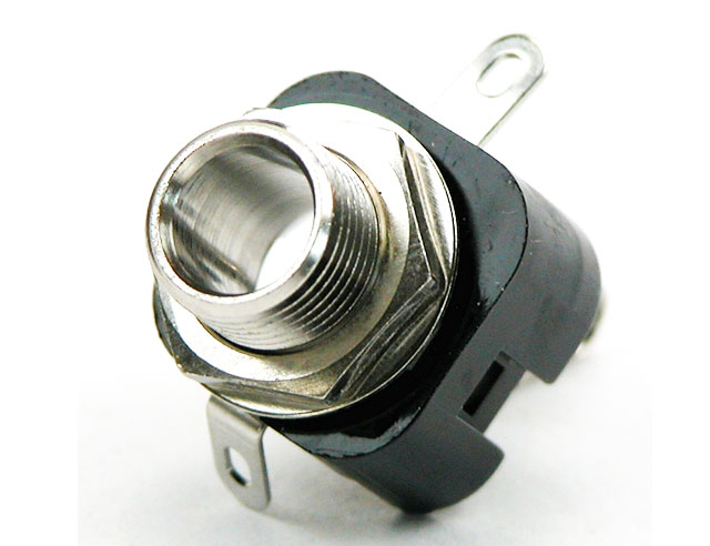 6.3 mm mono jack socket with switch - Lumberg - RoHS