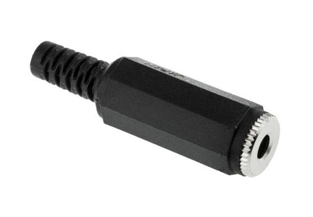 Jack contrasteker 3,5 mm stereo plastic - Lumberg - RoHS