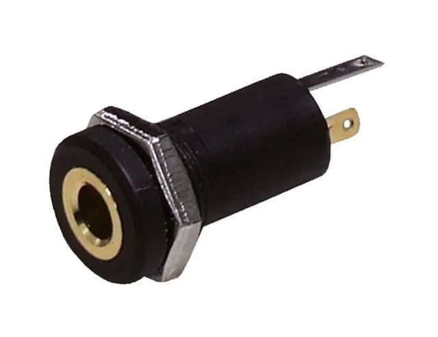 3.5mm stereo jack socket Isolated panel mount