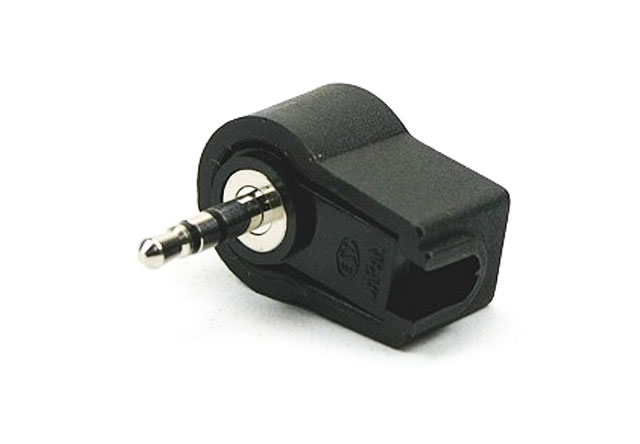 Jack steker 2,5 mm stereo plastic haaks - RoHS