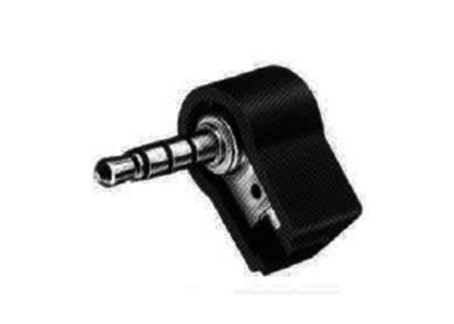 3.5 mm jack plug 4 connections right angle with tulle - Marushin