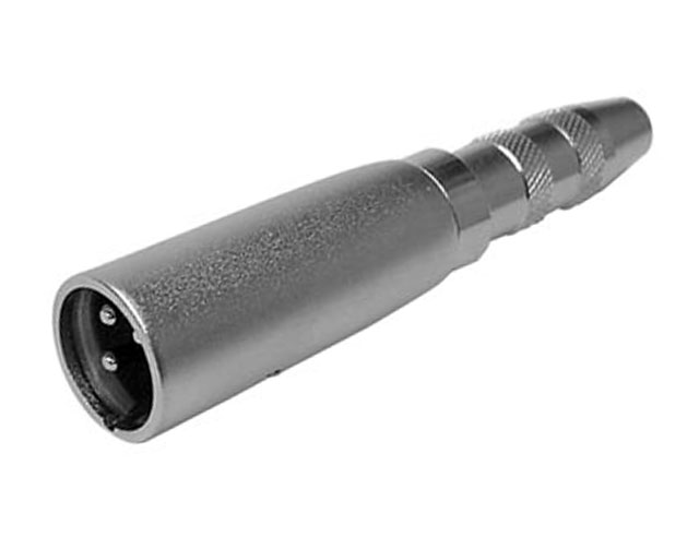 Adapter XLR 3P Male to 6.3mm stereo counter